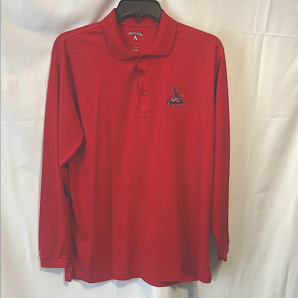Antigua Men's Vibrant Red Polo Shirt